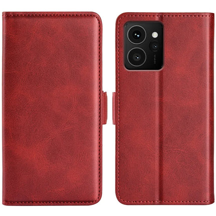 For HMD Skyline Stand Case Calf Texture Leather Wallet Phone Cover - Red