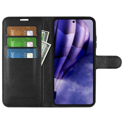 For HMD Skyline Case Litchi Texture Shockproof Leather Wallet Phone Cover