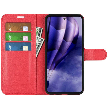 For HMD Skyline Case Litchi Texture Shockproof Leather Wallet Phone Cover
