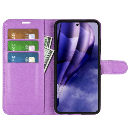 For HMD Skyline Case Litchi Texture Shockproof Leather Wallet Phone Cover