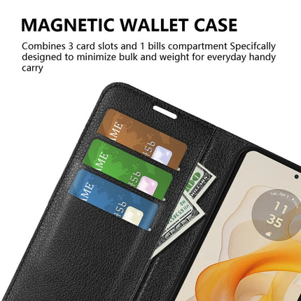 For Motorola Moto G Stylus 5G (2024) Case Litchi Texture Shockproof Leather Wallet Phone Cover