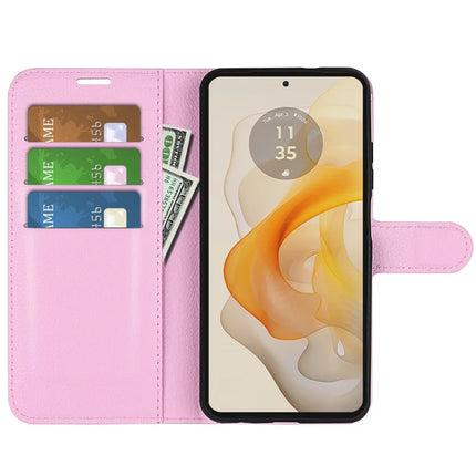 For Motorola Moto G Stylus 5G (2024) Case Litchi Texture Shockproof Leather Wallet Phone Cover