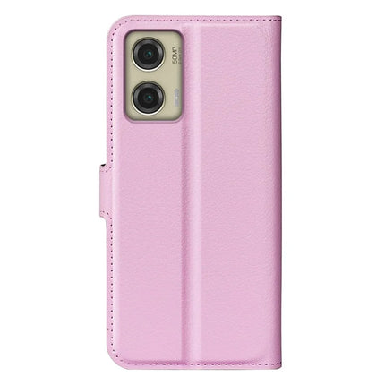 For Motorola Moto G Stylus 5G (2024) Case Litchi Texture Shockproof Leather Wallet Phone Cover