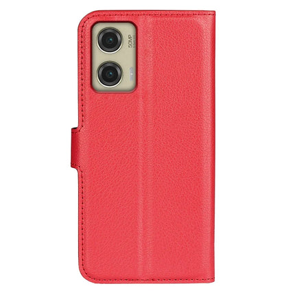 For Motorola Moto G Stylus 5G (2024) Case Litchi Texture Shockproof Leather Wallet Phone Cover