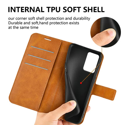 For Motorola Moto G Stylus 5G (2024) Stand Case Anti-Scratch Calf Texture Leather Phone Cover