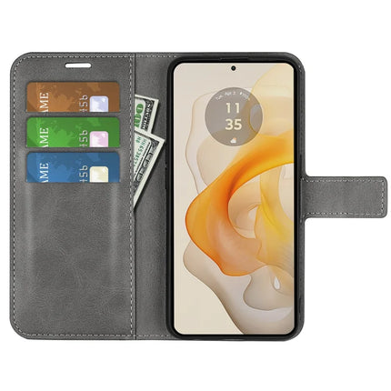 For Motorola Moto G Stylus 5G (2024) Stand Case Anti-Scratch Calf Texture Leather Phone Cover