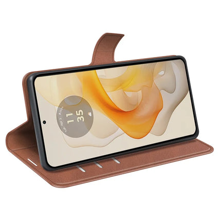 For Motorola Moto G Stylus 5G (2024) Stand Case Anti-Scratch Calf Texture Leather Phone Cover