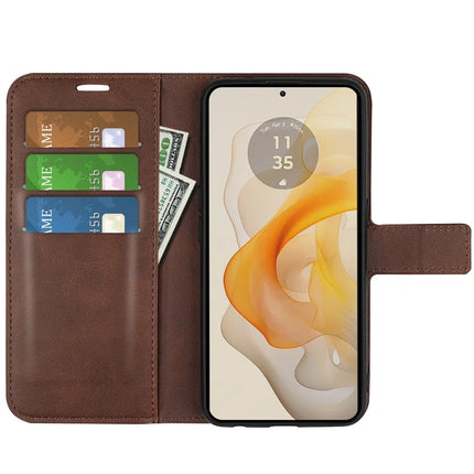 For Motorola Moto G Stylus 5G (2024) Stand Case Anti-Scratch Calf Texture Leather Phone Cover
