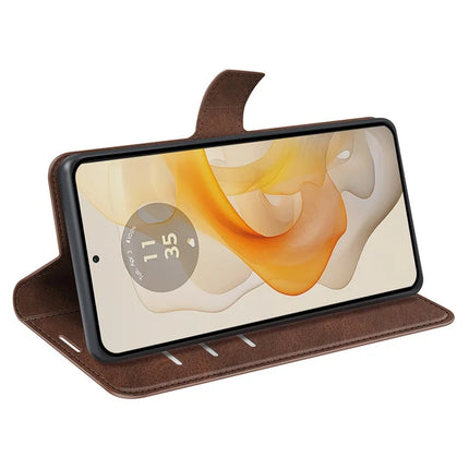 For Motorola Moto G Stylus 5G (2024) Stand Case Anti-Scratch Calf Texture Leather Phone Cover