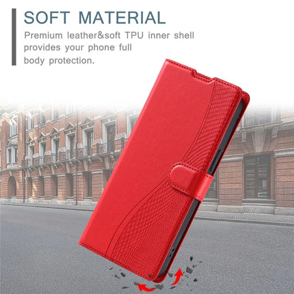 For Samsung Galaxy A05 4G Case Dots Imprinted PU Leather Flip Phone Cover with Card Slot, Strap