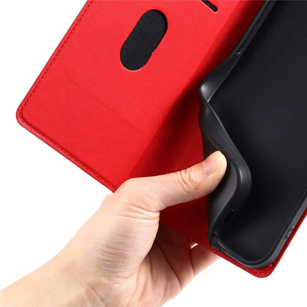 For Samsung Galaxy A05 4G Case Dots Imprinted PU Leather Flip Phone Cover with Card Slot, Strap