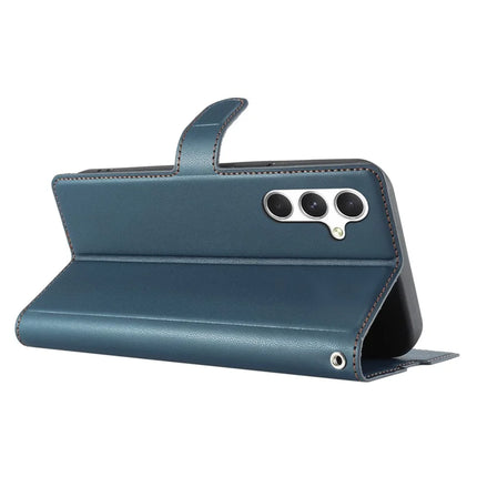 For Samsung Galaxy A05s 4G Case Dots Imprinted PU Leather Flip Phone Cover with Card Slot, Strap