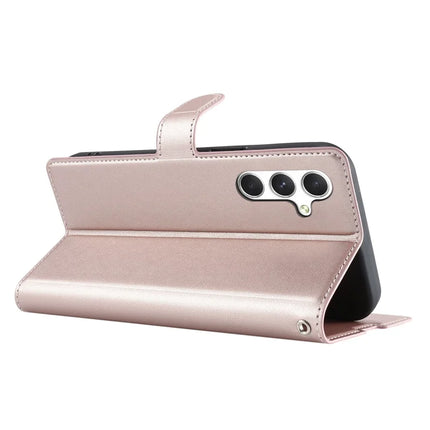For Samsung Galaxy A05s 4G Case Dots Imprinted PU Leather Flip Phone Cover with Card Slot, Strap
