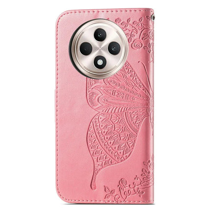 For Oppo F27 5G Case PU Leather Wallet Phone Cover Butterfly Pattern