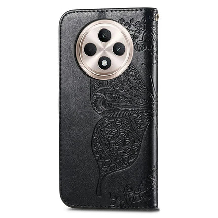 For Oppo F27 5G Case PU Leather Wallet Phone Cover Butterfly Pattern