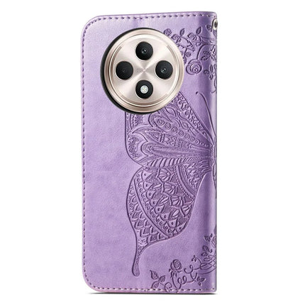 For Oppo F27 5G Case PU Leather Wallet Phone Cover Butterfly Pattern