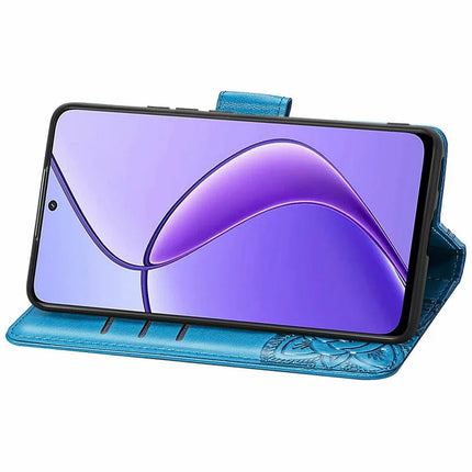 For Oppo F27 5G Case PU Leather Wallet Phone Cover Butterfly Pattern