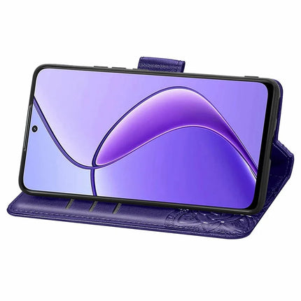 For Realme 13+ 5G (Global) / 13 Pro 5G (China) Case PU Leather Wallet Phone Cover Butterfly Pattern