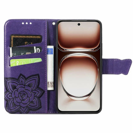 For Oppo A80 5G Case PU Leather Wallet Phone Cover Butterfly Pattern