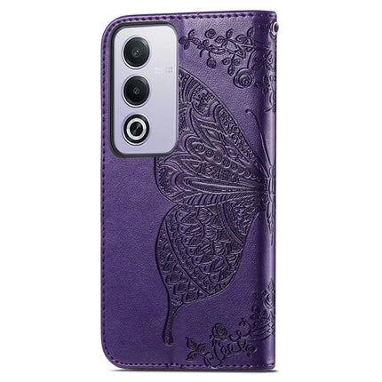 For Oppo A80 5G Case PU Leather Wallet Phone Cover Butterfly Pattern