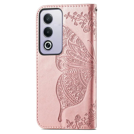 For Oppo A80 5G Case PU Leather Wallet Phone Cover Butterfly Pattern