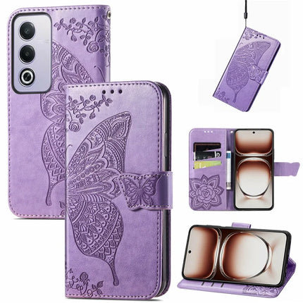 For Oppo A80 5G Case PU Leather Wallet Phone Cover Butterfly Pattern