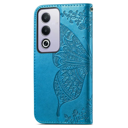 For Oppo A80 5G Case PU Leather Wallet Phone Cover Butterfly Pattern