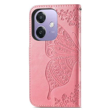 For Oppo A3x 5G Case PU Leather Wallet Phone Cover Butterfly Pattern