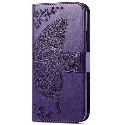 For Motorola Moto G55 5G Case PU Leather Wallet Phone Cover Butterfly Pattern