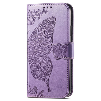 For Motorola Moto G55 5G Case PU Leather Wallet Phone Cover Butterfly Pattern