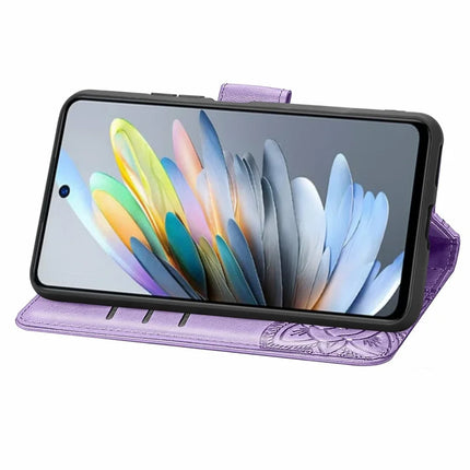 For Motorola Moto G35 5G Case PU Leather Wallet Phone Cover Butterfly Pattern