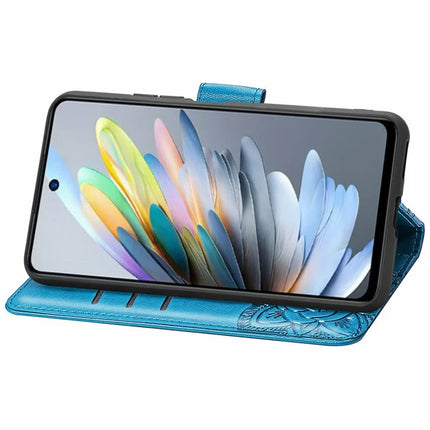 For Motorola Moto G35 5G Case PU Leather Wallet Phone Cover Butterfly Pattern
