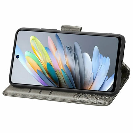 For Motorola Moto G35 5G Case PU Leather Wallet Phone Cover Butterfly Pattern