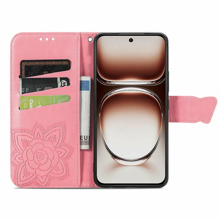 For Motorola Edge 50 Neo 5G / Moto S50 5G / Thinkphone 25 5G Case PU Leather Wallet Phone Cover Butterfly Pattern