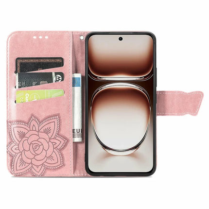 For Motorola Edge 50 Neo 5G / Moto S50 5G / Thinkphone 25 5G Case PU Leather Wallet Phone Cover Butterfly Pattern
