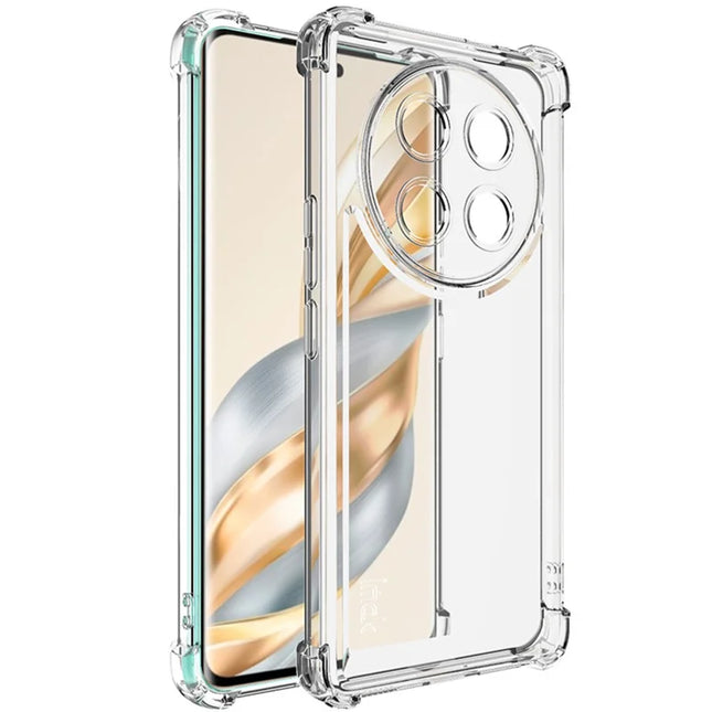 IMAK UX-4 Series for Honor Magic7 Lite 5G / X9c 5G / X60 Pro 5G Case Straight Frame Four Corner Shockproof Clear TPU Cover