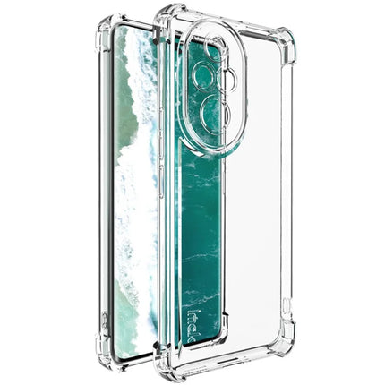IMAK UX-4 Series for Honor 200 Pro 5G Case Straight Frame Four Corner Shockproof Clear TPU Cover