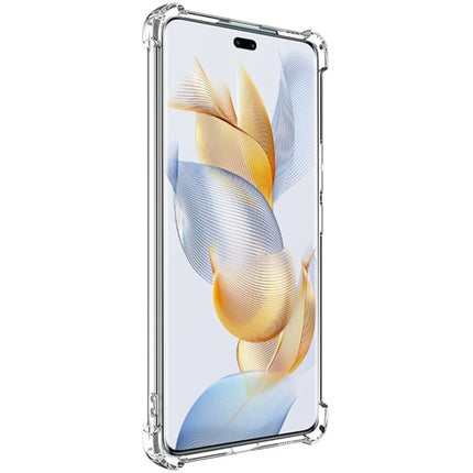 IMAK UX-4 Series for Honor 90 Pro Case Straight Frame Four Corner Shockproof Clear TPU Cover