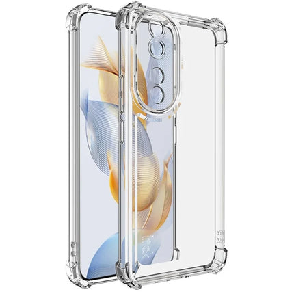 IMAK UX-4 Series for Honor 90 Case Straight Frame Four Corner Shockproof Clear TPU Cover