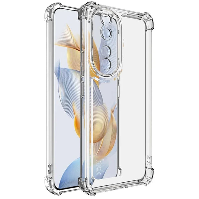 IMAK UX-4 Series for Honor 90 Case Straight Frame Four Corner Shockproof Clear TPU Cover