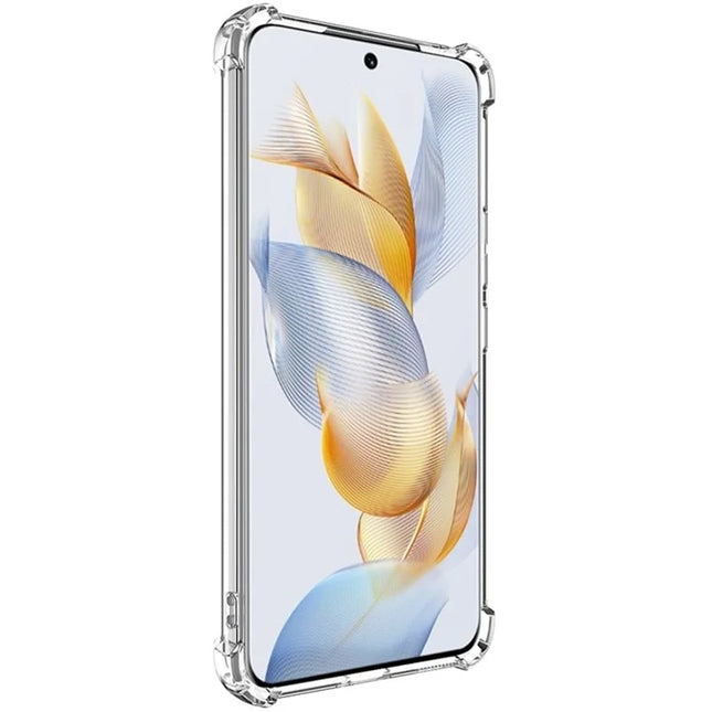 IMAK UX-4 Series for Honor 90 Case Straight Frame Four Corner Shockproof Clear TPU Cover