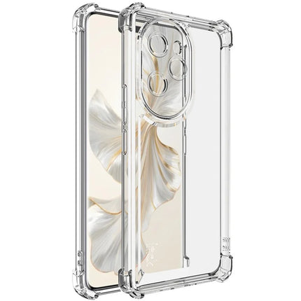 IMAK UX-4 Series for Honor 100 Pro 5G Case Straight Frame Four Corner Shockproof Clear TPU Cover
