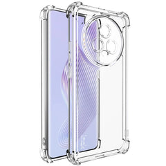 IMAK UX-4 Series for Honor Magic5 Case Straight Frame Four Corner Shockproof Clear TPU Cover