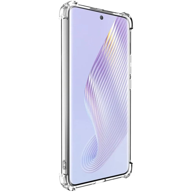IMAK UX-4 Series for Honor Magic5 Case Straight Frame Four Corner Shockproof Clear TPU Cover