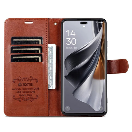 AZNS For Honor X60 Pro 5G Case Anti-Scratch PU Leather Stand Wallet Phone Cover