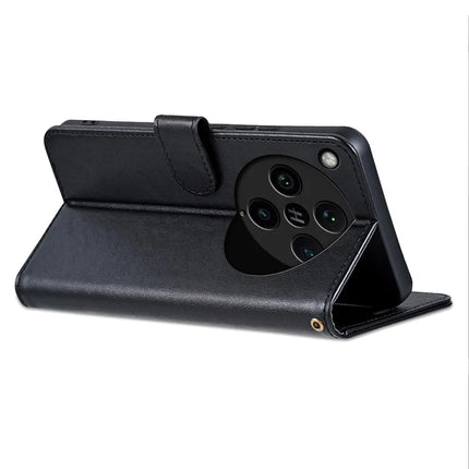 AZNS For Oppo Find X8 Pro 5G Case Anti-Scratch PU Leather Stand Wallet Phone Cover