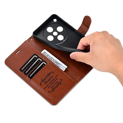 AZNS For Oppo Find X8 Pro 5G Case Anti-Scratch PU Leather Stand Wallet Phone Cover