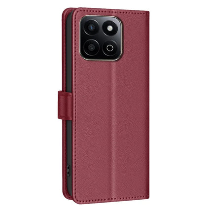 BINFEN COLOR BF32 For Honor X7c 4G / 200 Smart 5G Leather Case Wallet RFID Blocking Phone Cover