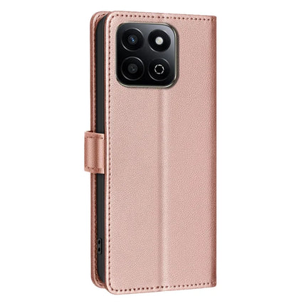 BINFEN COLOR BF32 For Honor X7c 4G / 200 Smart 5G Leather Case Wallet RFID Blocking Phone Cover