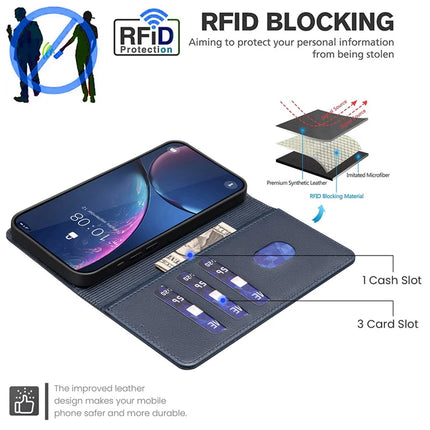 BINFEN COLOR BF32 For Honor X7c 4G / 200 Smart 5G Leather Case Wallet RFID Blocking Phone Cover